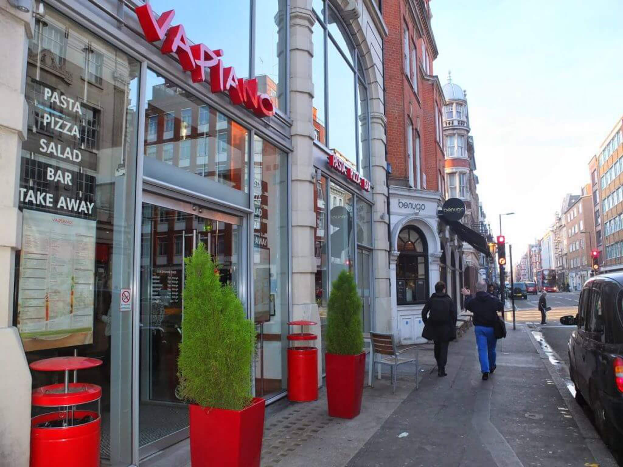 Lunch at Vapiano, Oxford Circus