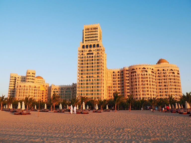 Arriving at The Waldorf Astoria, Ras Al Khaimah