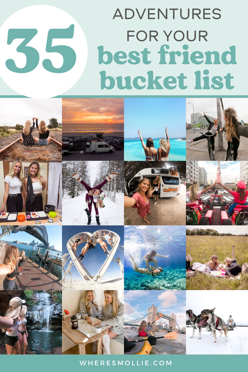 Best Friend Bucket List: 100 Fun Things to Do With Your BFF