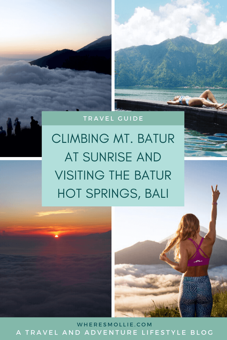 Climbing Mount Batur for sunrise and dipping in the hot springs, Bali