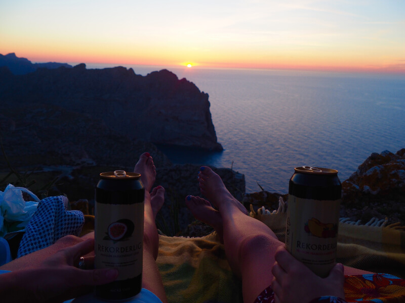 The most perfect sunset in Mallorca