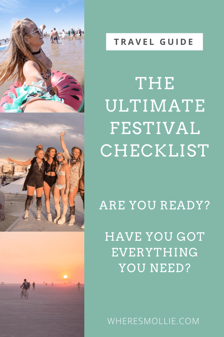 A FESTIVAL PACKING LIST – THE ULTIMATE GUIDE