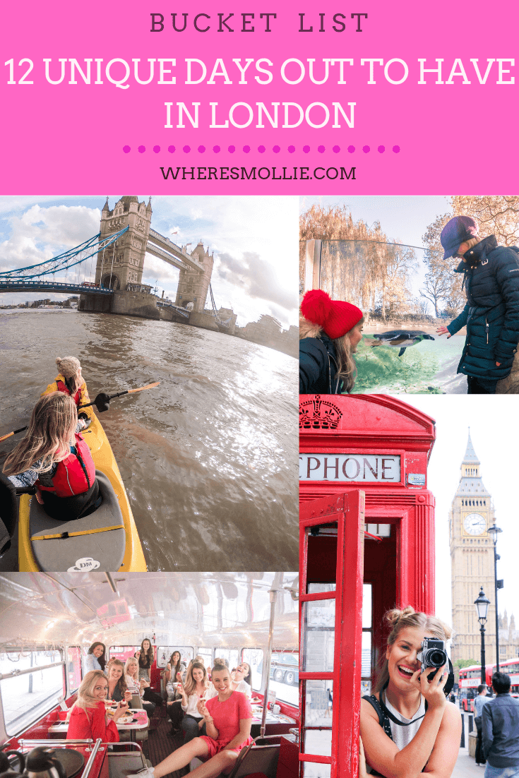 12 unique days out to have in London