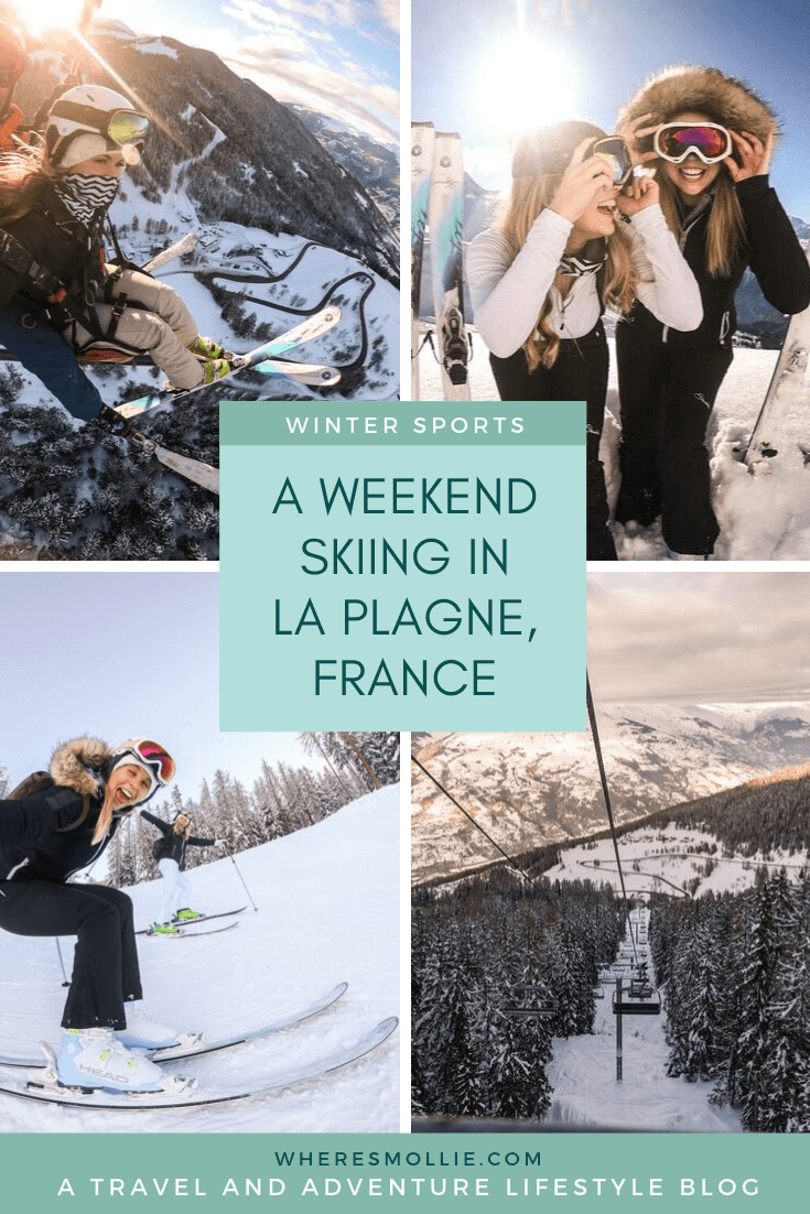 A weekend skiing in La Plagne, France