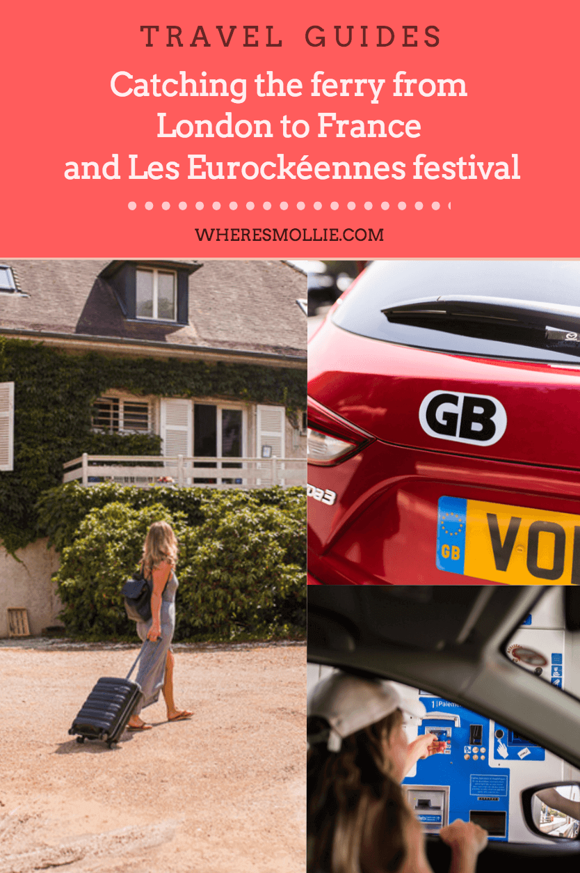 Catching the ferry from London to France and Les Eurockéennes festival