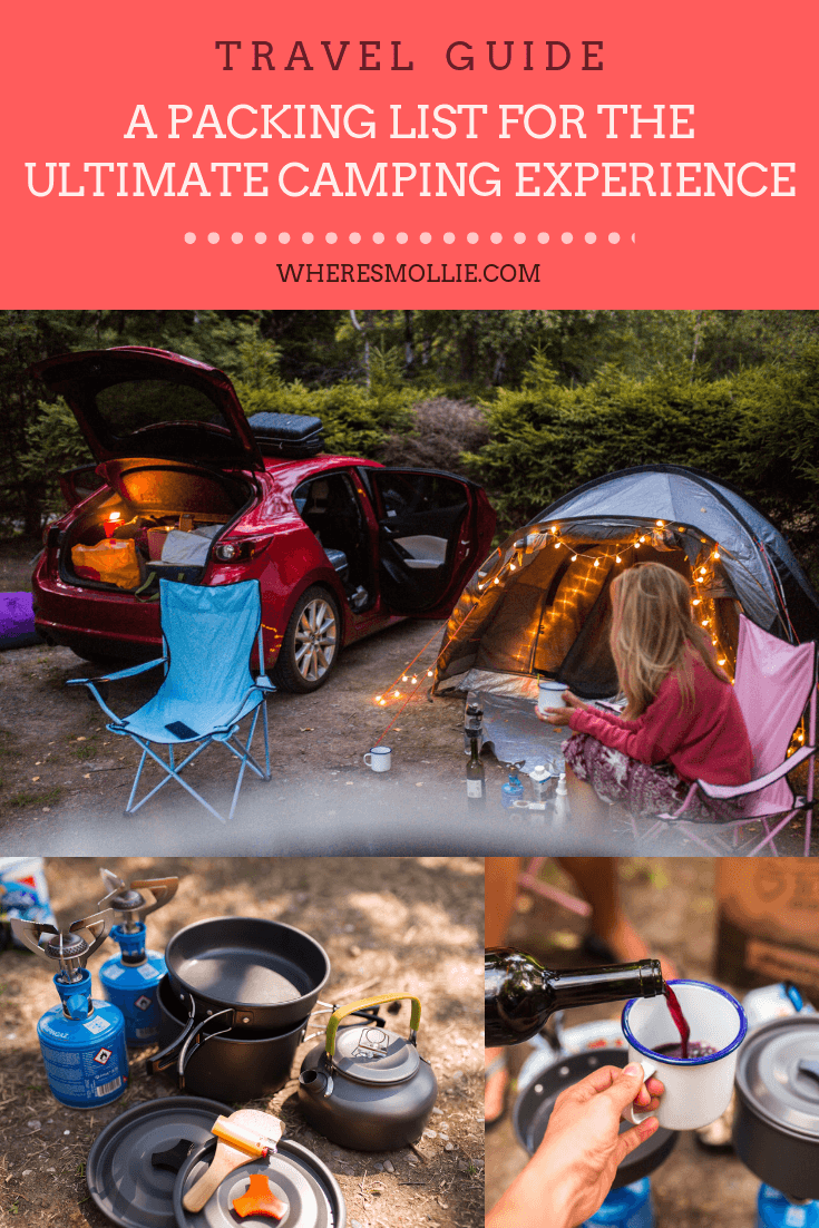 A packing list for the ultimate camping experience