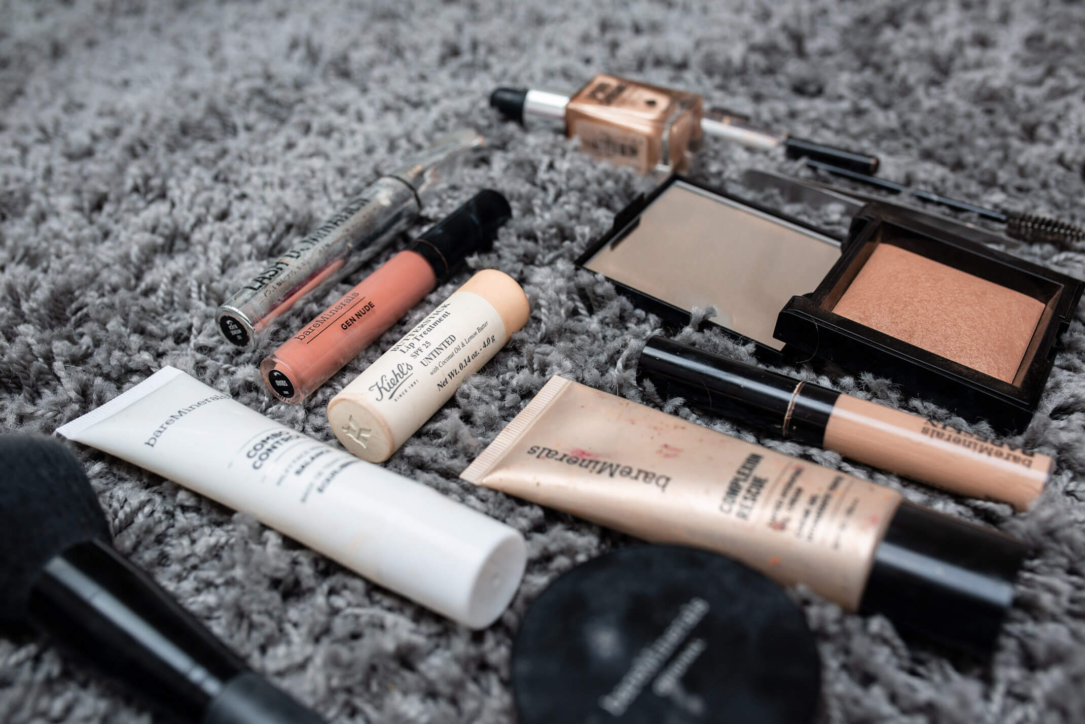 My skincare and make up favourites when travelling