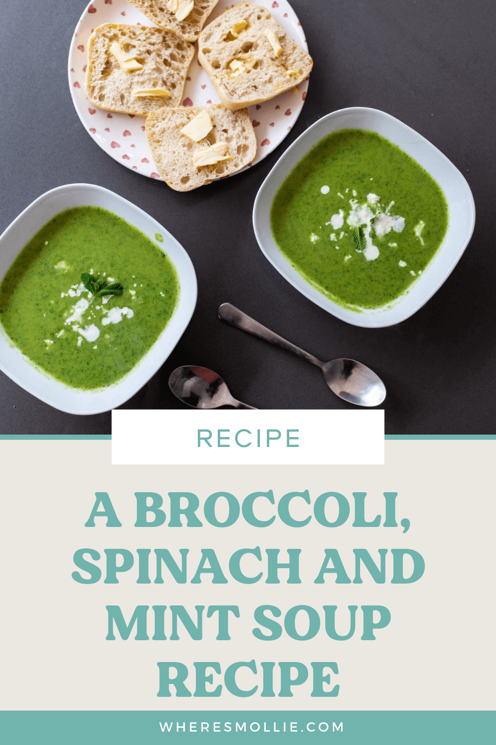 Recipe: Broccoli, spinach and mint soup