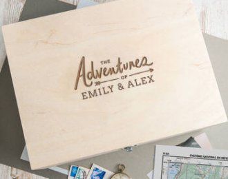 Personalised Adventure Keepsake Box
