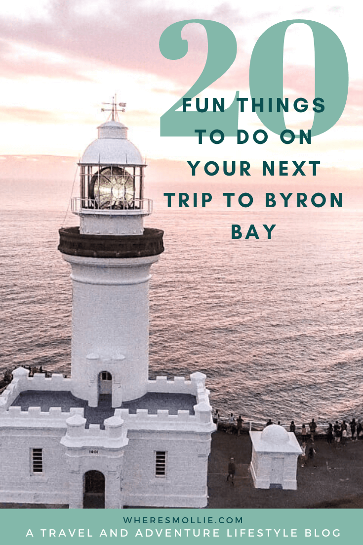 20 fun things to do whilst you're in Byron Bay