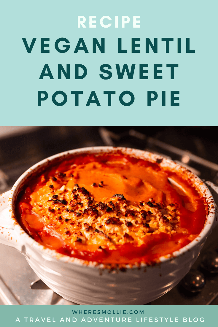 Recipe: Vegan Lentil and Sweet Potato Pie