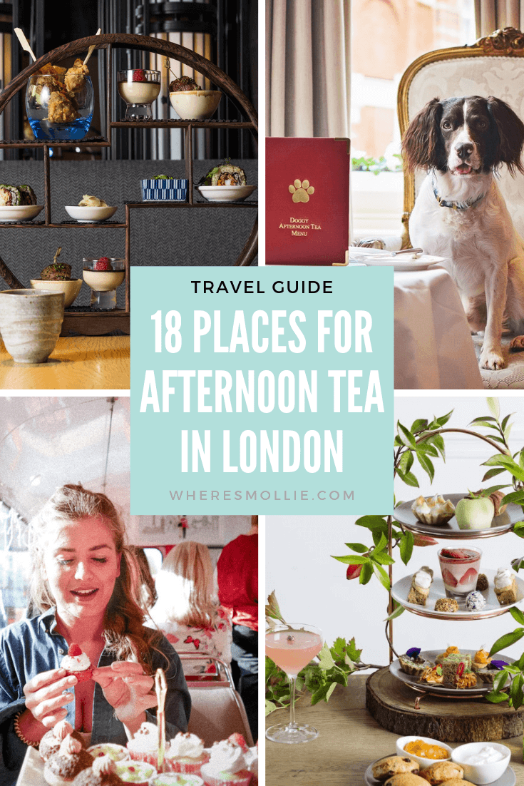 18 places for afternoon tea in London