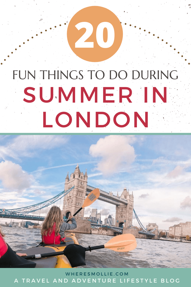 20 things to do in London during summer