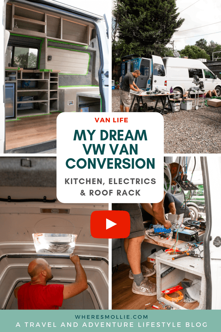 My dream van conversion - Ep.3: Kitchen, electrics & roof rack