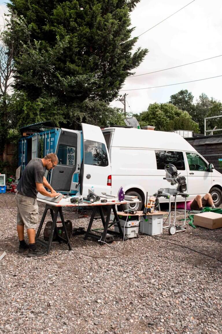 My dream van conversion - Ep.3: Kitchen, electrics & roof rack