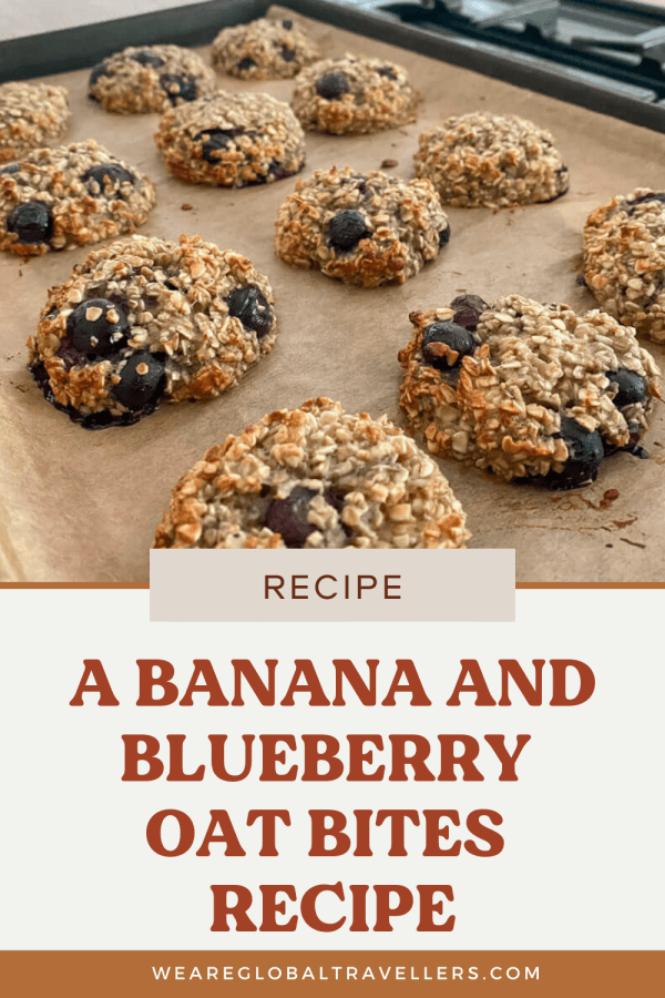 EASY healthy banana and blueberry oat bites in 20 minutes!