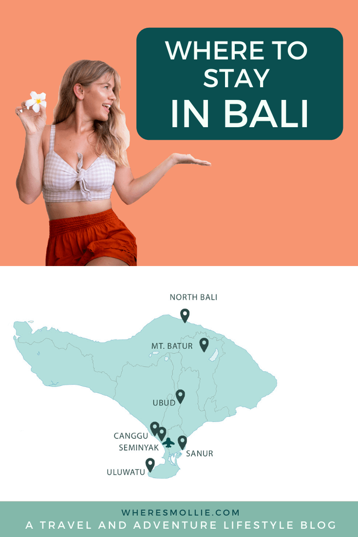 Where to stay in Bali – see Bali on a map