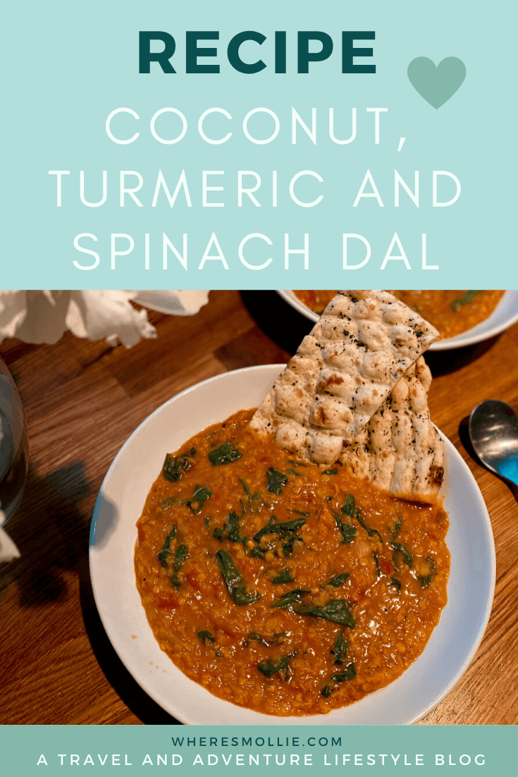 Recipe: Coconut, turmeric and spinach dal