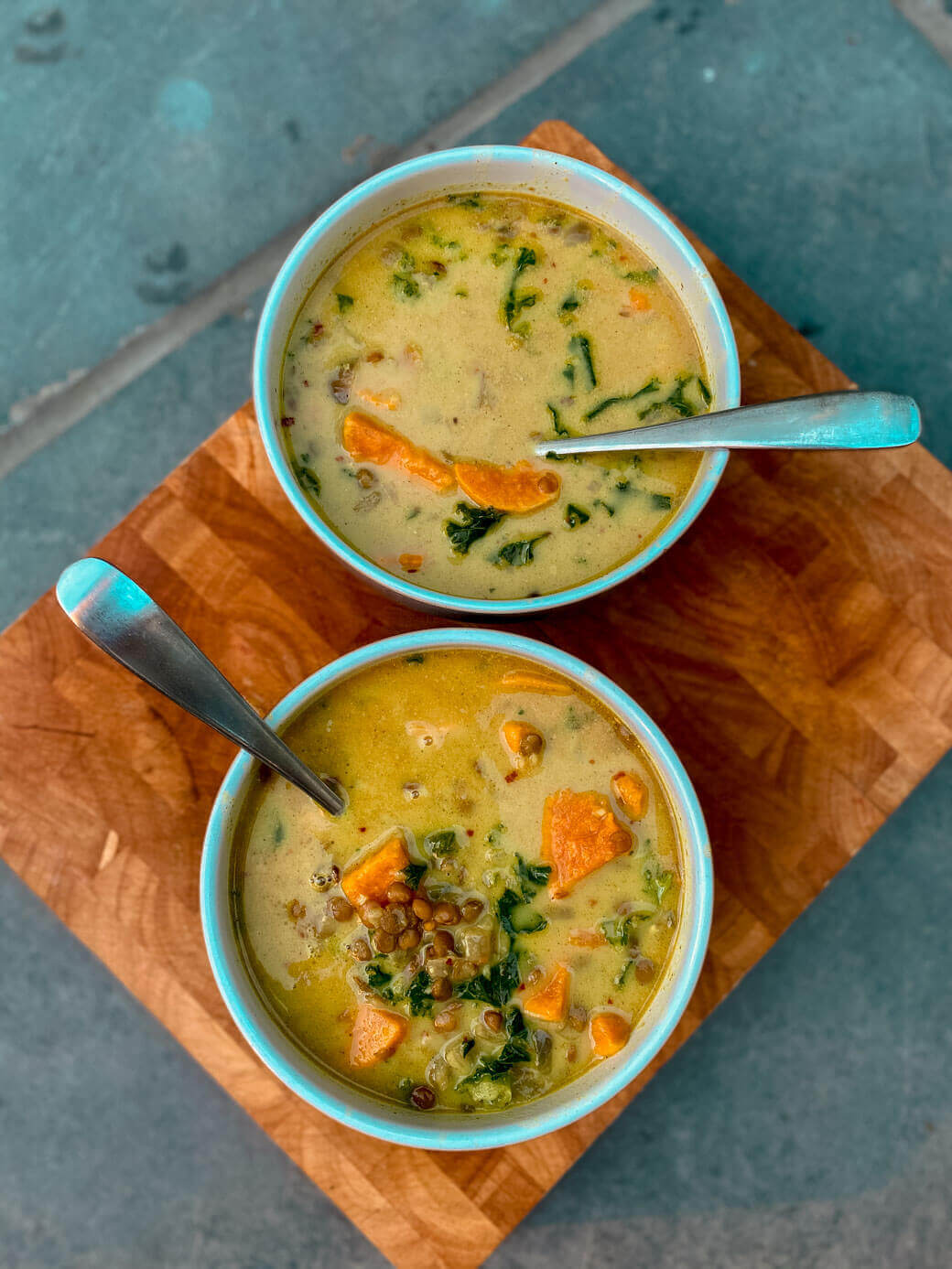 RECIPE: Sweet potato, lentil and turmeric stew