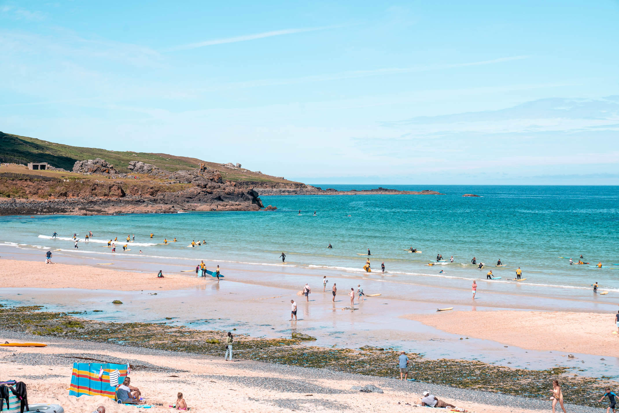 Porthmeor Beach, St.Ives: A guide to the most beautiful beaches in Cornwall, England