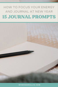 15 New Year journal prompts for 2021