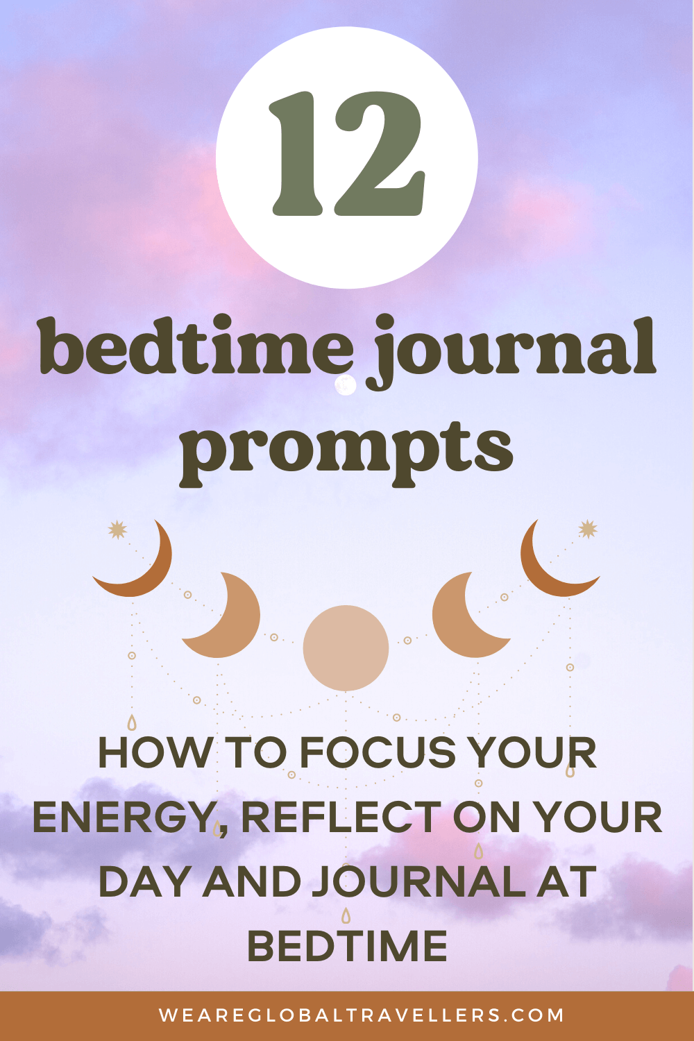 12 bedtime journal prompts