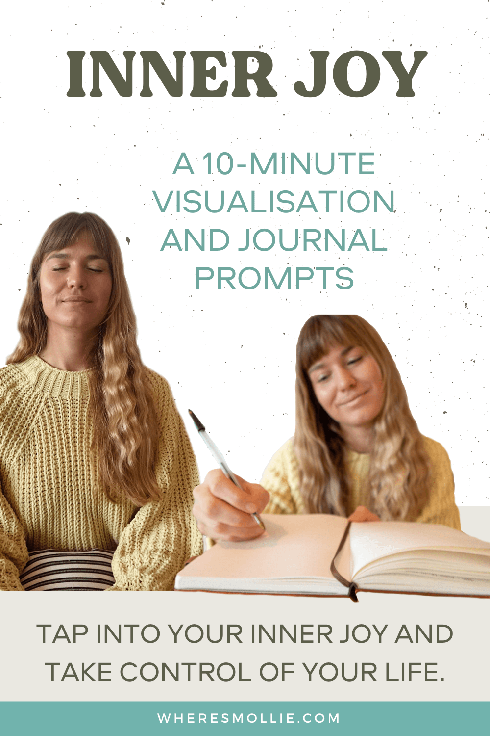 10-minute inner joy visualisation and journal prompts