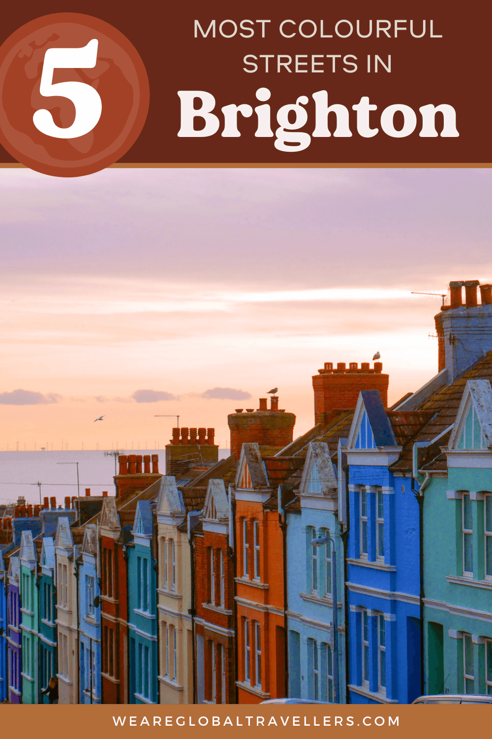 The most colourful streets in Brighton, England