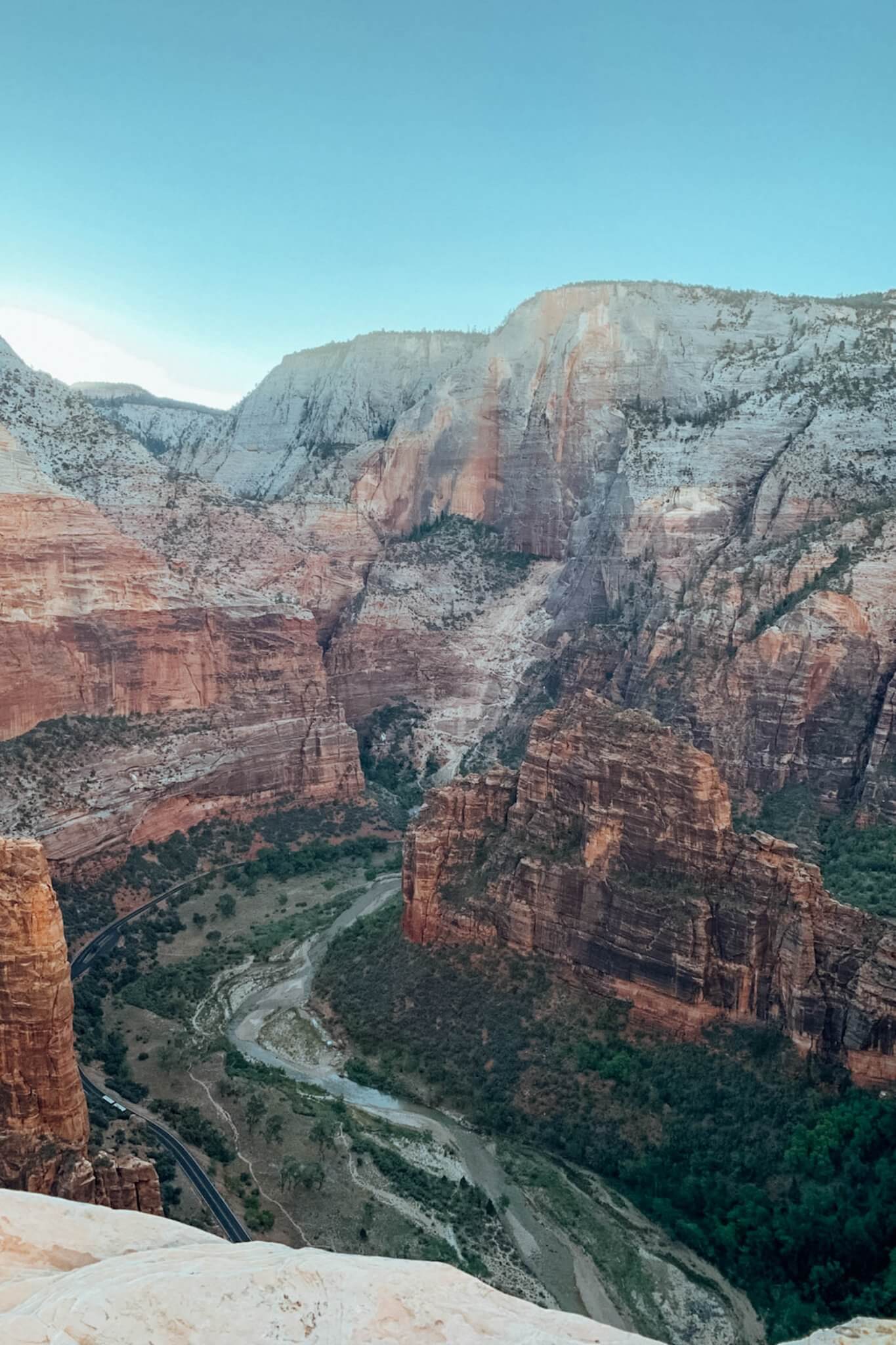 Zion National Park Utah A 2 Day Itinerary And The Best Things To Do   At The Top Of The First Set Of Chains Towards Angel S Landing Hike The Ultimate 2 Day Guide To Zion National Park We Are Global Travellers 6 1365x2048 