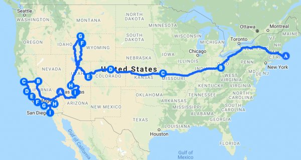 How to plan your USA coast to coast road trip: 10 TOP TIPS