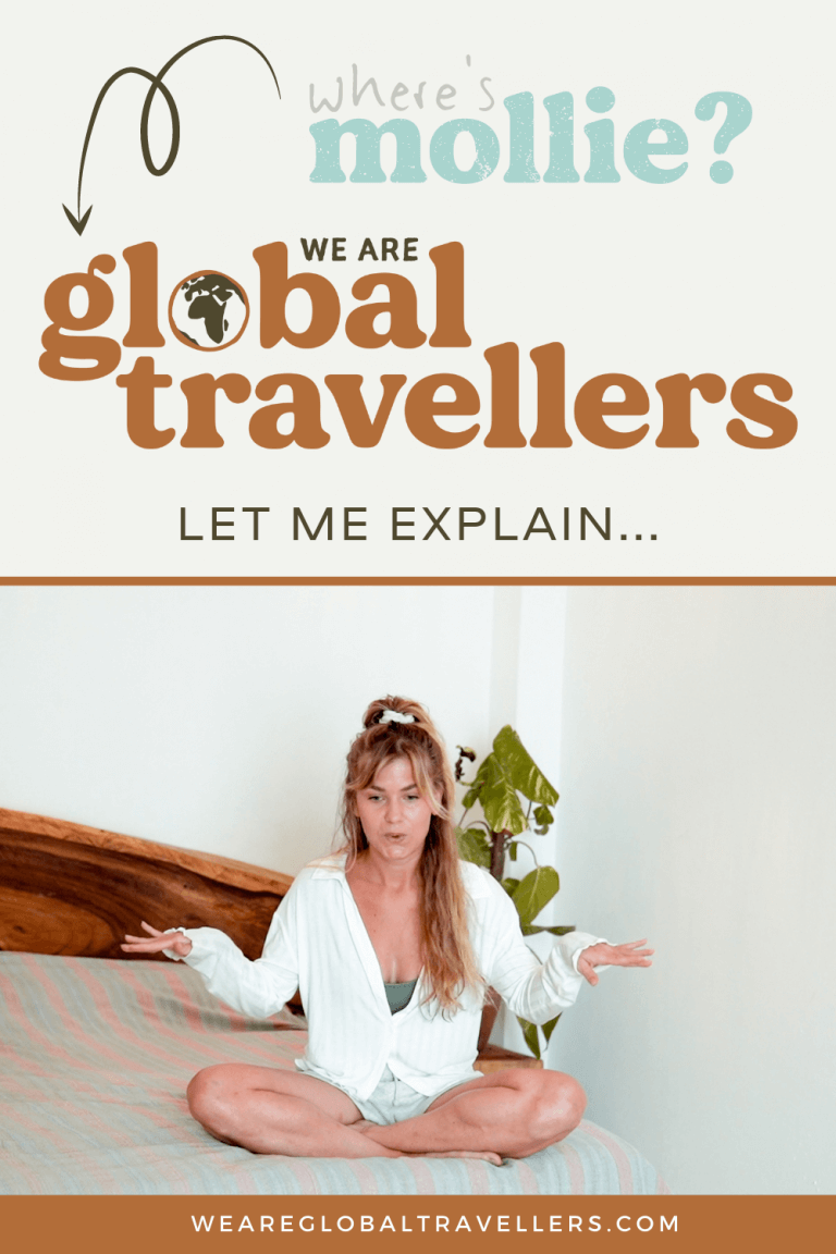 The end of Where's Mollie? Let me explain... What is We Are Global Travellers travel blog?