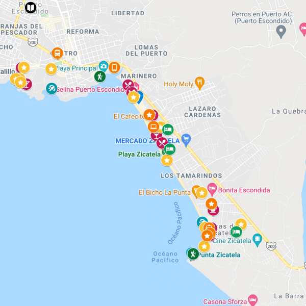 Mexico Google Map Legend