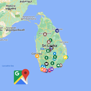 Sri Lanka Google Map